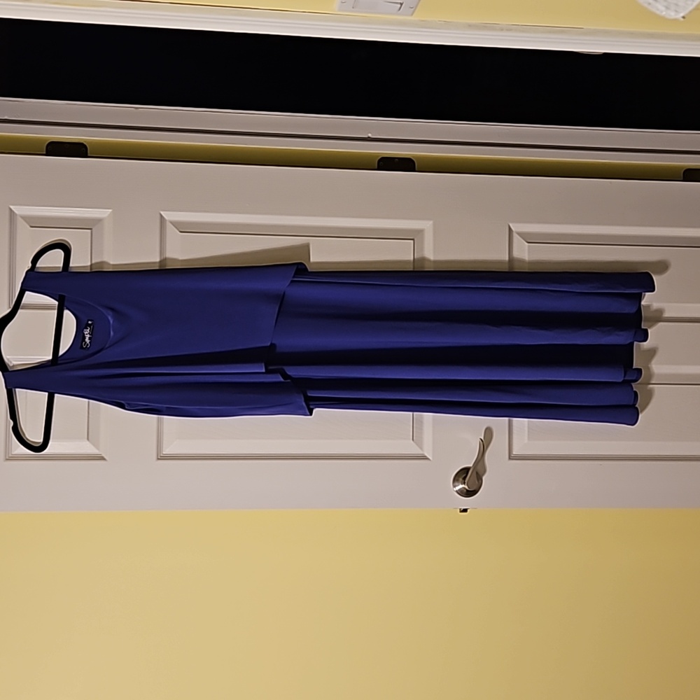 Sympli long dress with overlay, size 12